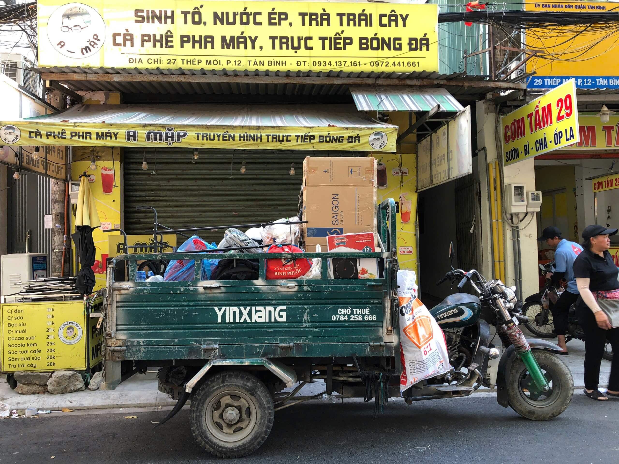 Dịch vụ xe ba gác chuyển trọ Tân Bình giá rẻ và nhanh chóng