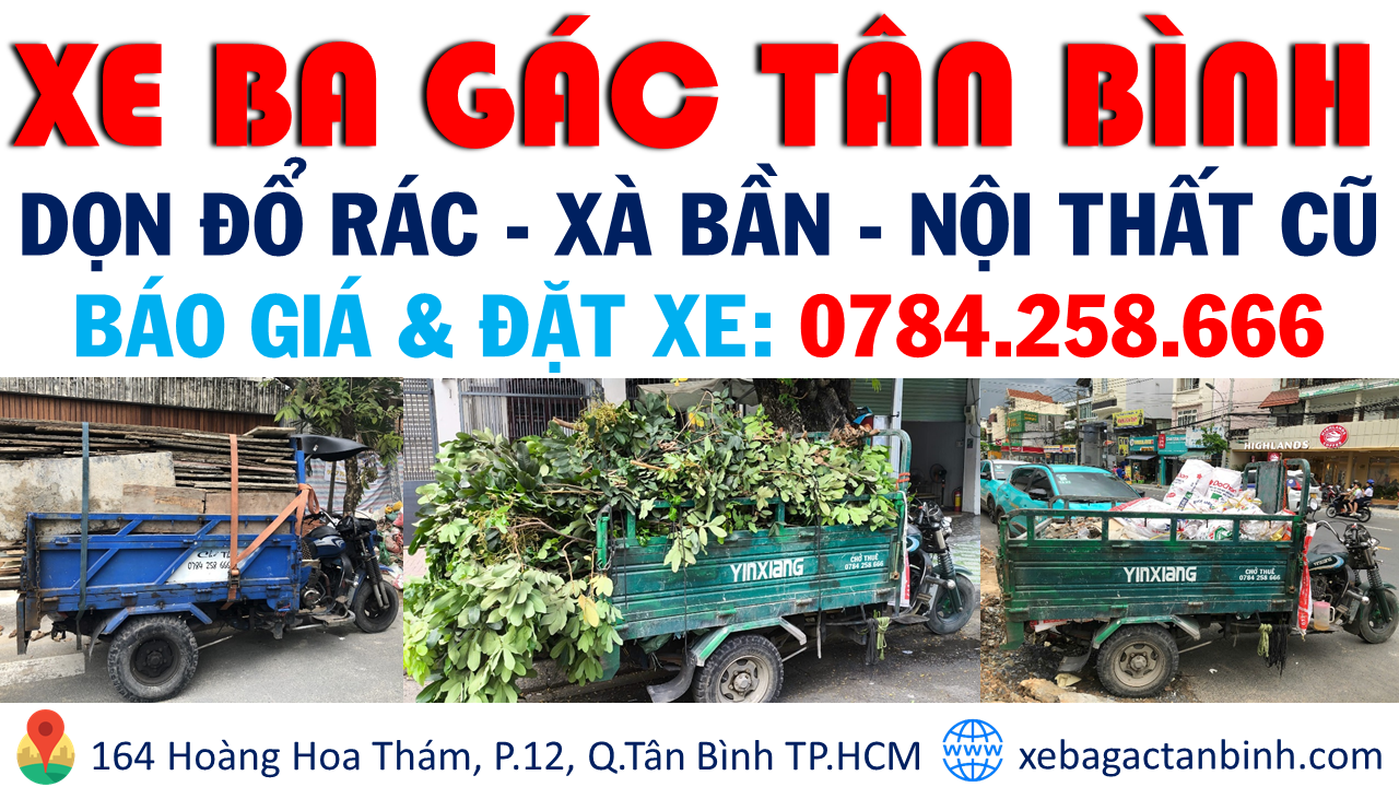 Xe Ba Gác Chở Xà Bần Giá Rẻ – Nhanh Gọn Tận Nơi Tại TPHCM