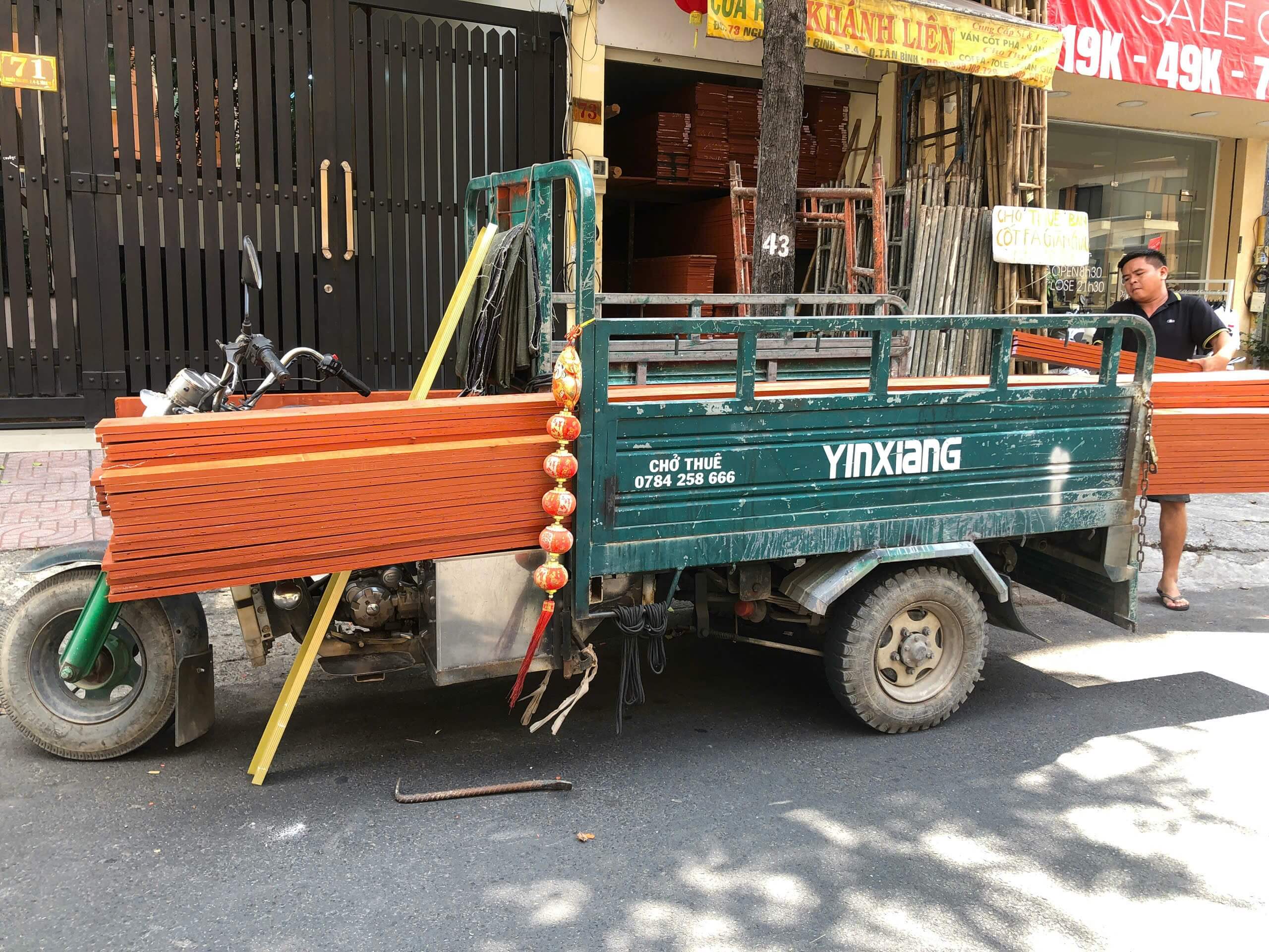 Dịch vụ xe ba gác chở thuê tiết kiệm và hiệu quả