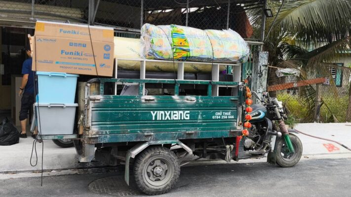 dịch vụ xe ba gác chở thuê giá rẻ Tân Bình