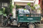 Xe ba gác chuyển trọ ban đêm tại Tân Bình
